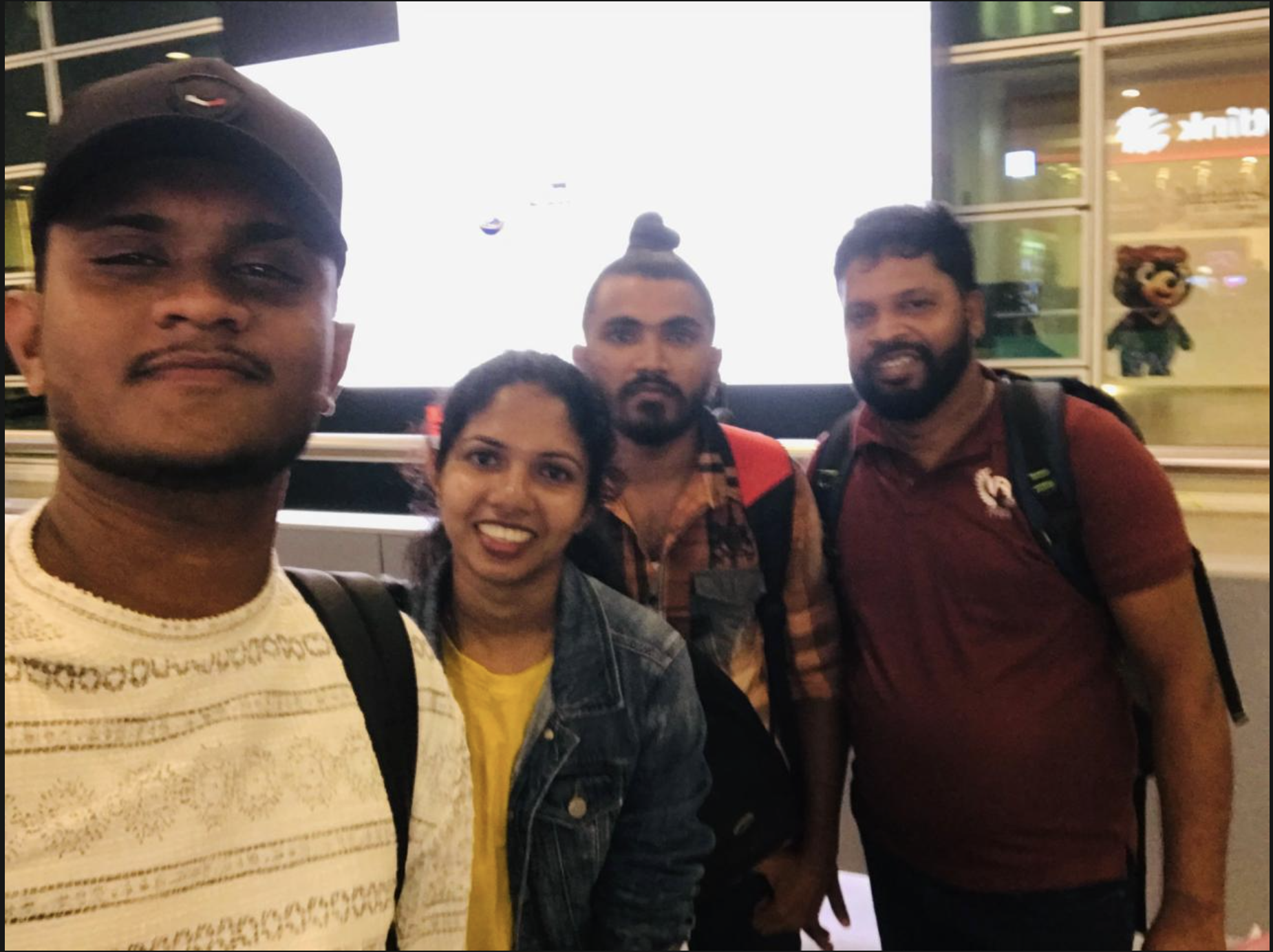 Happy family customers